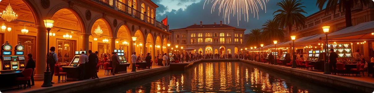 Giocatori felici che vincono al casinò